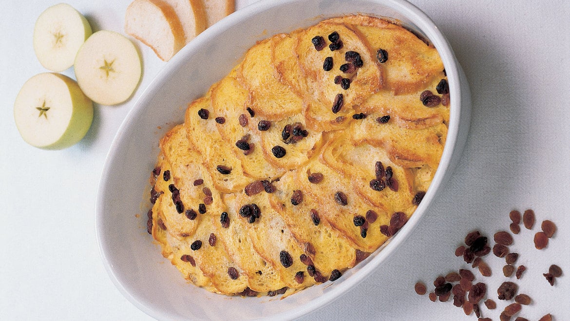 Sformato dolce di mele, pane e ricotta "Scheiterhaufen"
