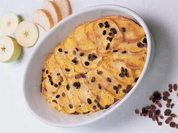 Sformato dolce di mele, pane e ricotta "Scheiterhaufen"
