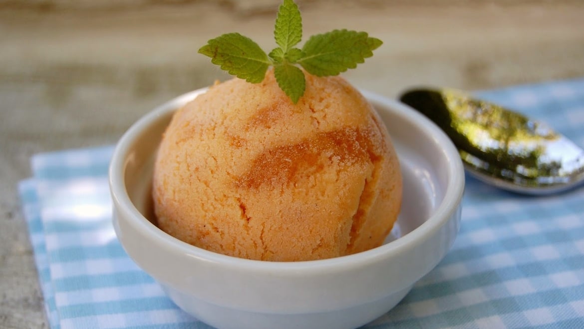 Gelato di albiccocche venostane marmorizzato