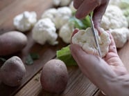 Humus de coliflor