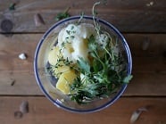 Humus de coliflor