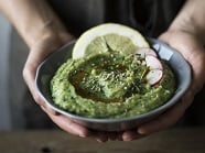 Humus de coliflor