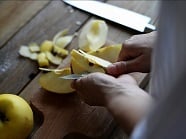 Barrette di avena<br>con mele e fragole