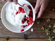 Barrette di avena<br>con mele e fragole
