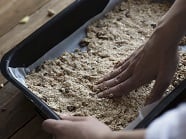 Barrette di avena<br>con mele e fragole
