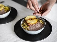 Porridge con Mele e Frutti Rossi