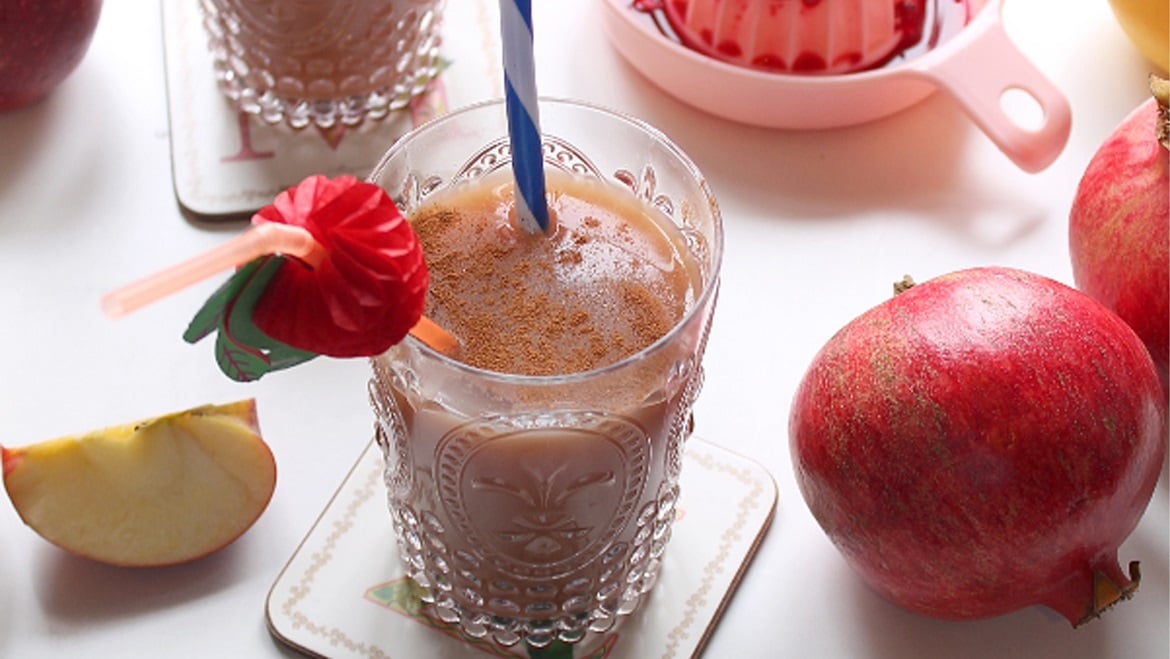 Apfel – Granatapfel Drink