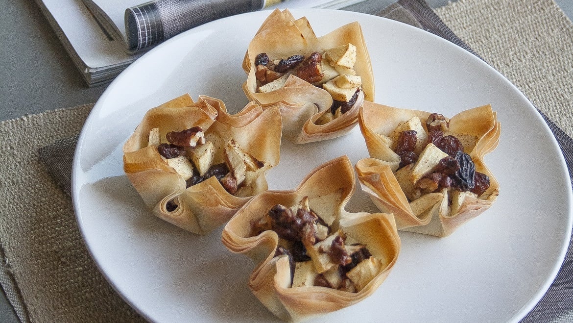 Tortine di pasta fillo
