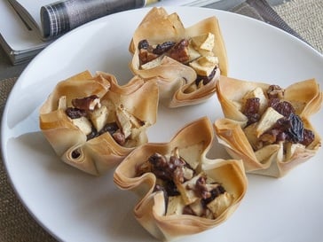 Tortine di pasta fillo