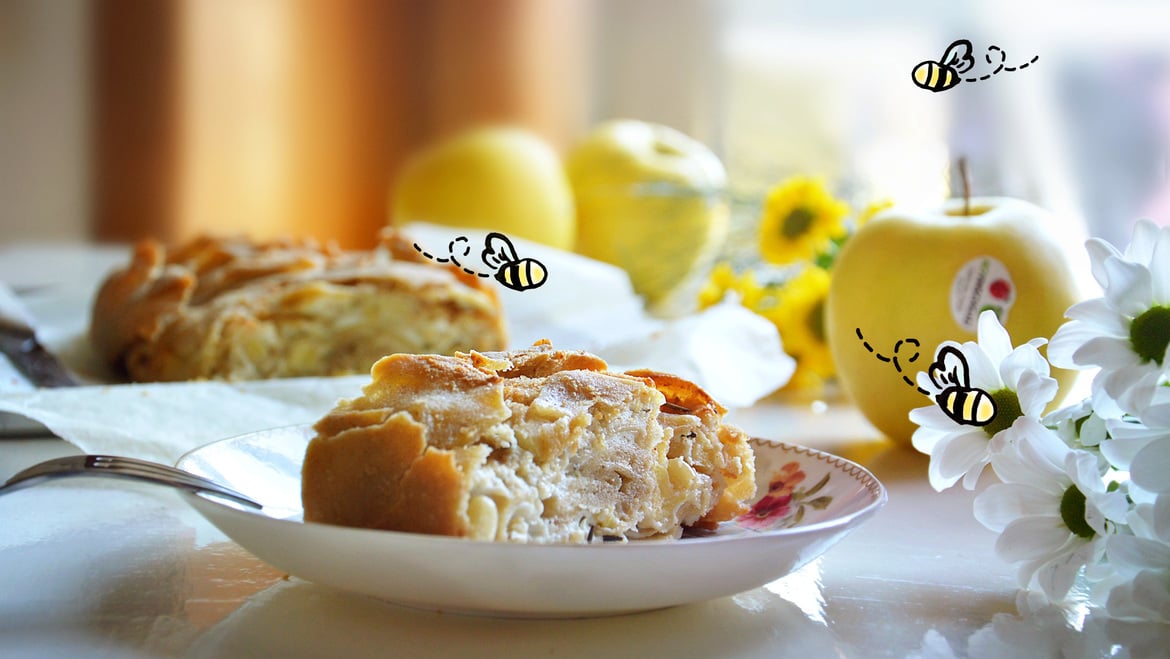 Strudel salato di mele