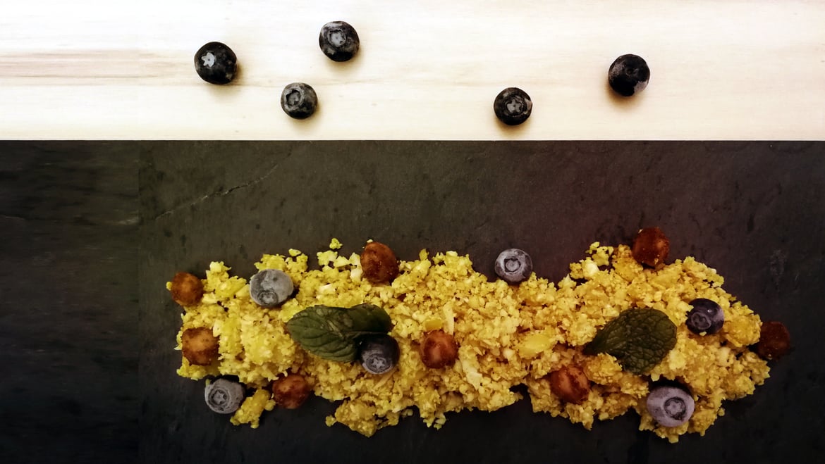 Cous cous di Cavolfiore<br>e Mele Golden Delicious