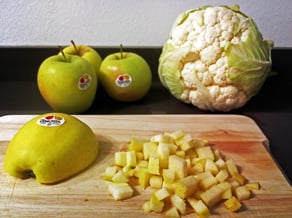 Cous cous di Cavolfiore<br>e Mele Golden Delicious