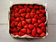 Brownies<br>al cioccolato e fragole