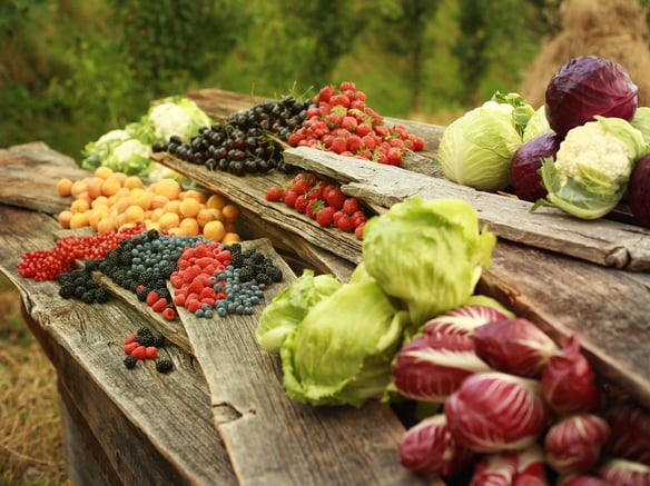 Fruit and vegetables from Val Venosta