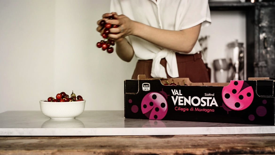 Mountain cherries from Val Venosta