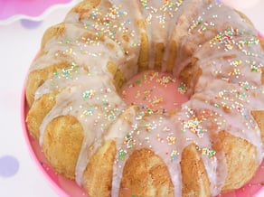 Ciambella mele e panna