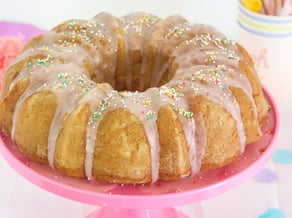 Ciambella mele e panna