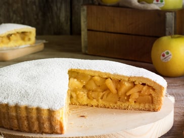 Frolla ripiena alle mele Golden Delicious