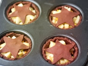 Mince pies al cacao