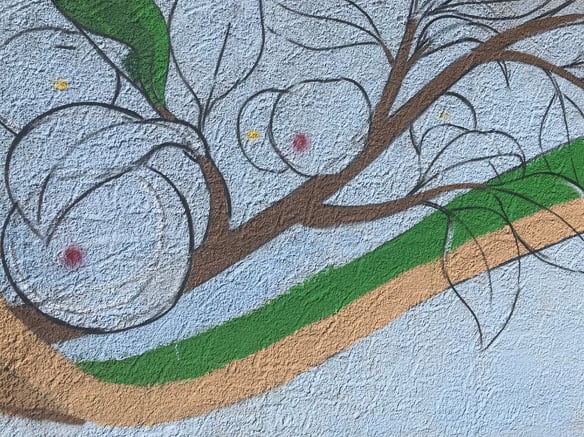 Kunstaktion mit dem Street-Art-Künstler „Cibo“