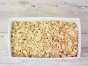 Crumble di cavolfiore<br>con gorgonzola e noci