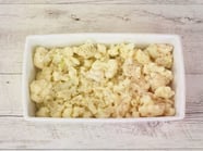 Crumble di cavolfiore<br>con gorgonzola e noci