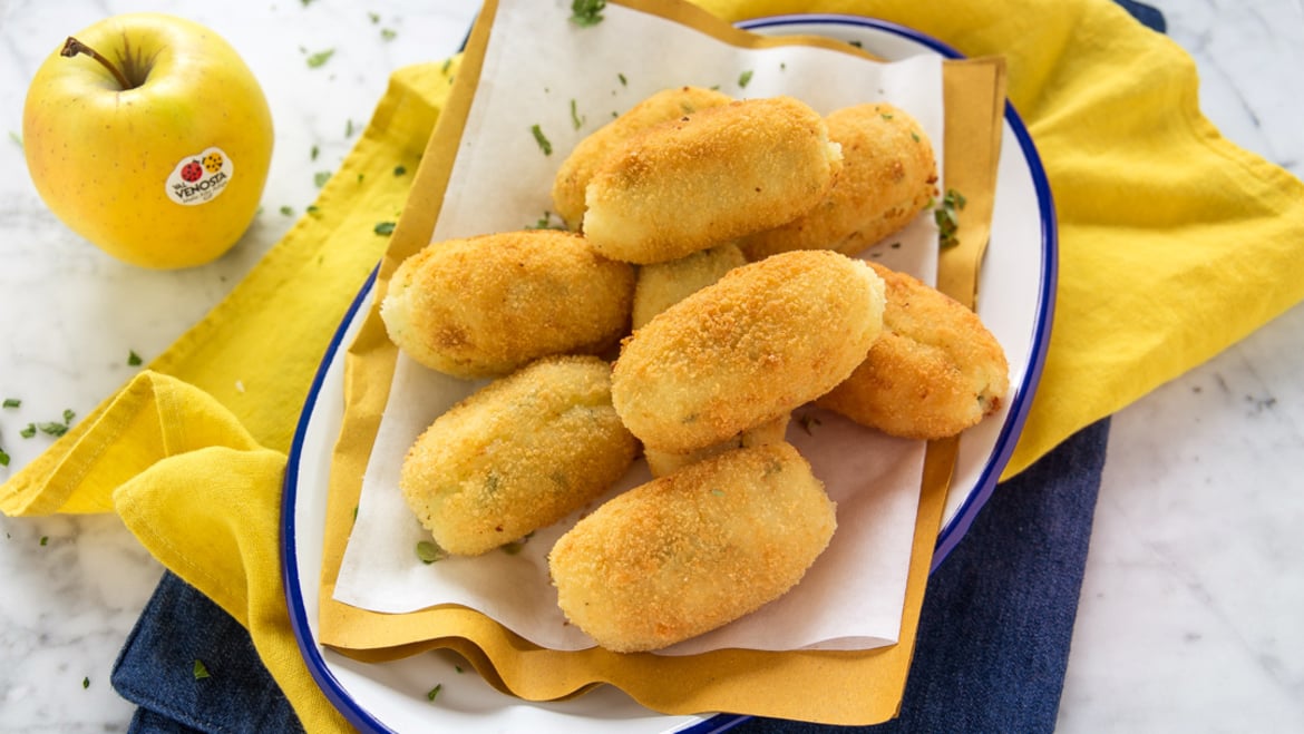 Kartoffel-Apfel-Kroketten