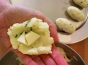 Kartoffel-Apfel-Kroketten