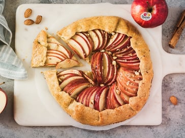 Galette di mele Gala<br>e mandorle