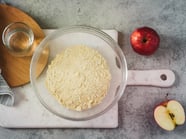 Galette di mele Gala<br>e mandorle