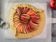 Galette di mele Gala<br>e mandorle