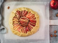 Galette di mele Gala<br>e mandorle