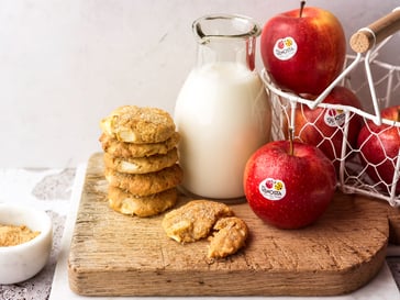 Galleta de manzana Gala tipo biscotti