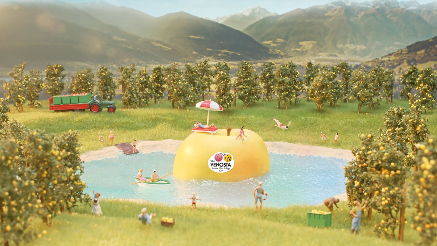 Nur im Paradies gibt es ein solches Klima.
