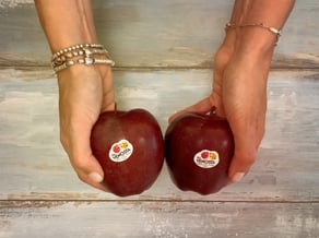 Torta di mele frullate