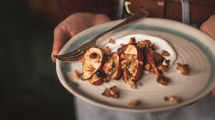 Crumble de manzana