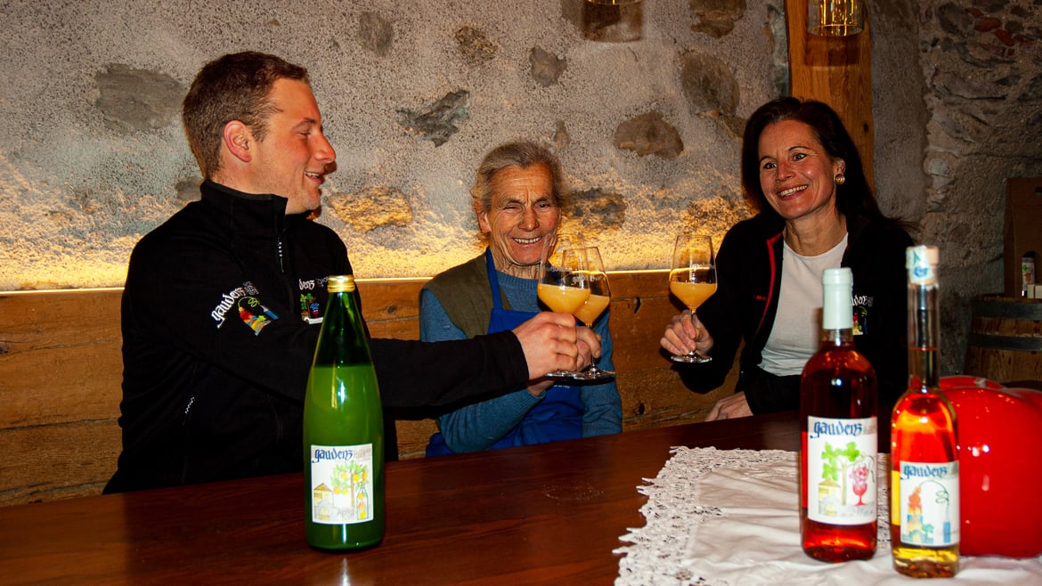 Three generations learn from each other