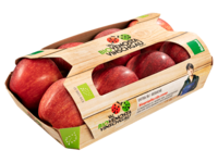 Cardboard fruittainer with top