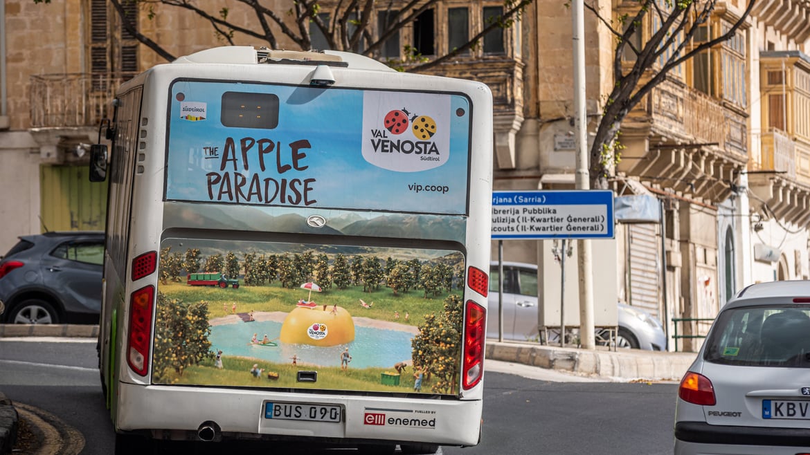 Desde Val Venosta el Paraíso de las Manzanas aterriza en Malta
