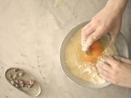 Crostata con ganache al cioccolato<br>e mele Golden Delicious