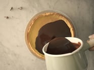 Crostata con ganache al cioccolato<br>e mele Golden Delicious