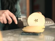 Tarta con ganache de chocolate y Manzanas Golden Delicious