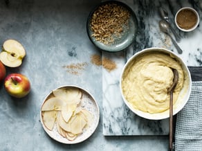Muffins speziati<br>con mele Braeburn e noci