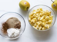 Tarta vegana de manzana
