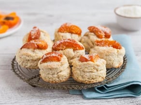 Scones alle albicocche e cocco