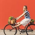 Venere-Reis mit Erdbeeren und Ziegenkäse