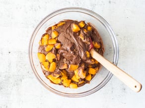 Muffin con albicocche e cacao
