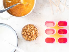 Ghiaccioli di albicocche e cocco