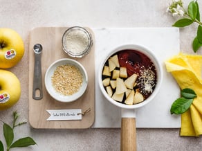 BBQ sauce<br>with Golden Delicious apples