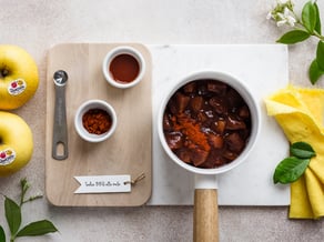 Salsa BBQ<br>con manzana Golden Delicious